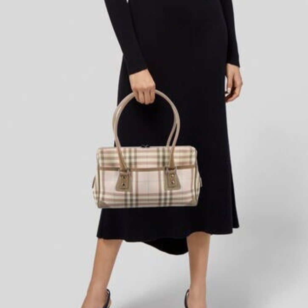 Burberry Vintage Candy Pink Nova Check Frame / Doctor Bag